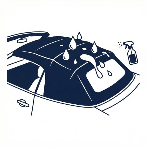 Kabrió vászontető tisztítás és impregnálás